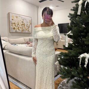 PepperMayo Yours Always Lace Maxi Dress